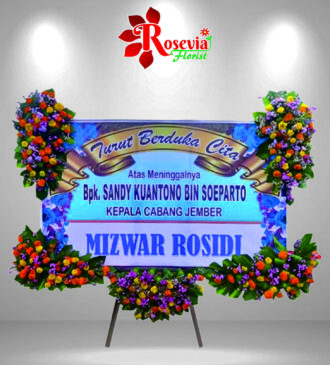 Karangan Bunga Papan Duka Cita