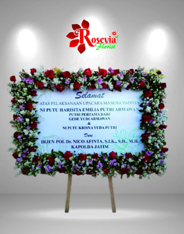 Karangan Bunga Ucapan 02