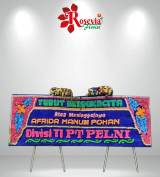 Papan Bunga Ucapan Wedding – Rosevia sibolga