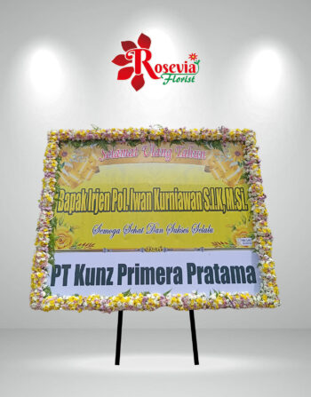 Papan Bunga Ucapan HUT & Ulang Tahun  Palangkaraya- Rosevia FLorist