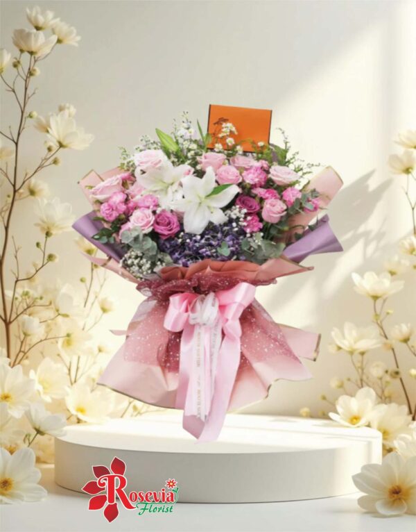 Buket Bunga “Sweet Elegance Charm” Palangkaraya