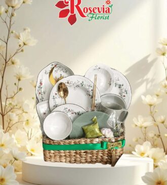 Hampers Peralatan Makan “Floral Elegant Set” Palangkaraya